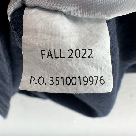 Carhartt Long Sleeve Pocket Shirt Navy Blue Mens XL Workwear Oversized Baggy - Picture 9 of 9